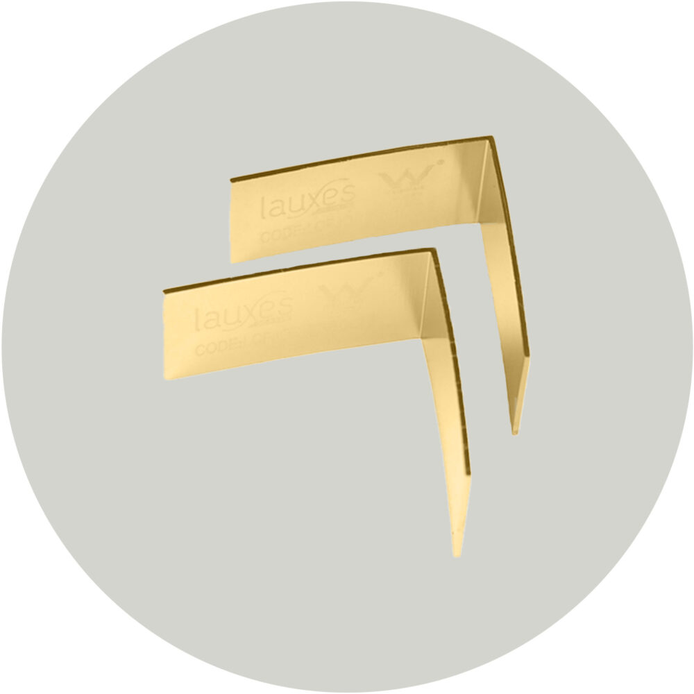 Lauxes Drainage Grates 90 Degree Joiners -26mm Gold Variation