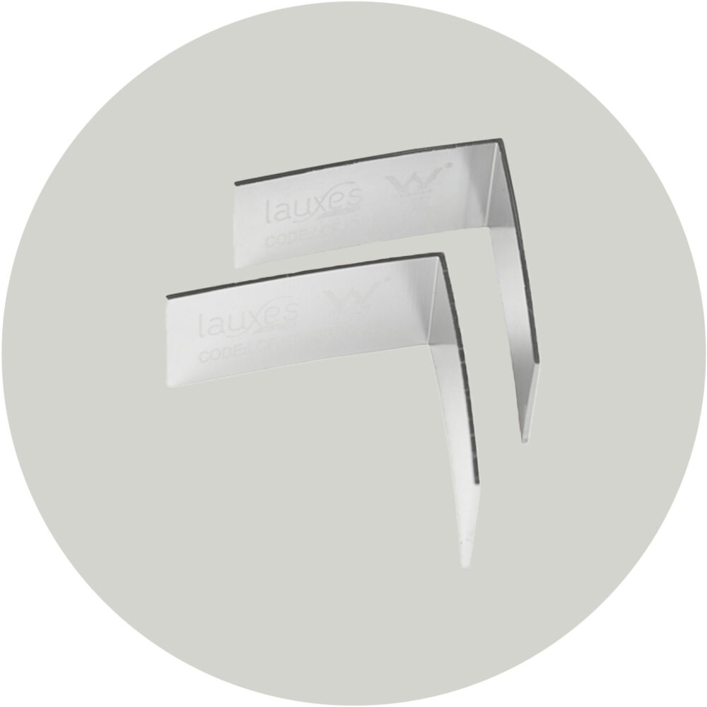 Lauxes Drainage Grates 90 Degree Joiners -26mm Silver Variation