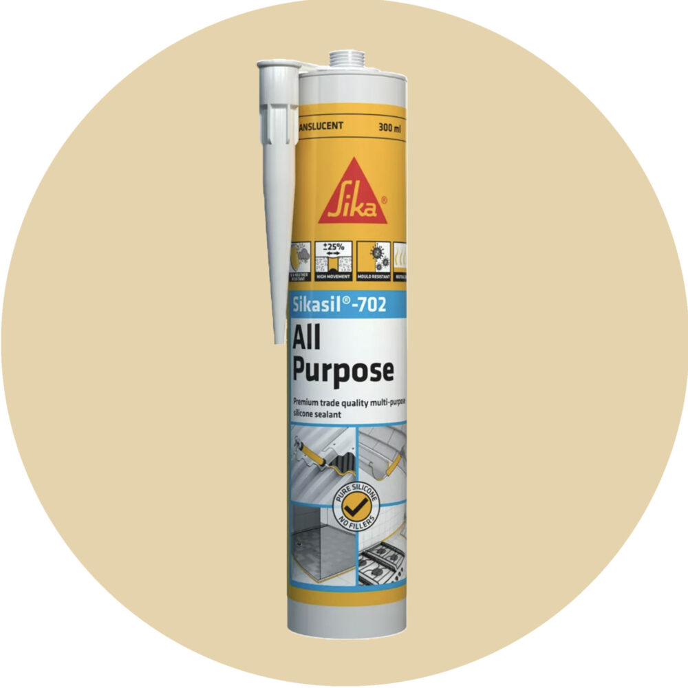 Sika SikaSil 702 Premium Pure Silicon Sealant - 300g Alabaster Variation Image