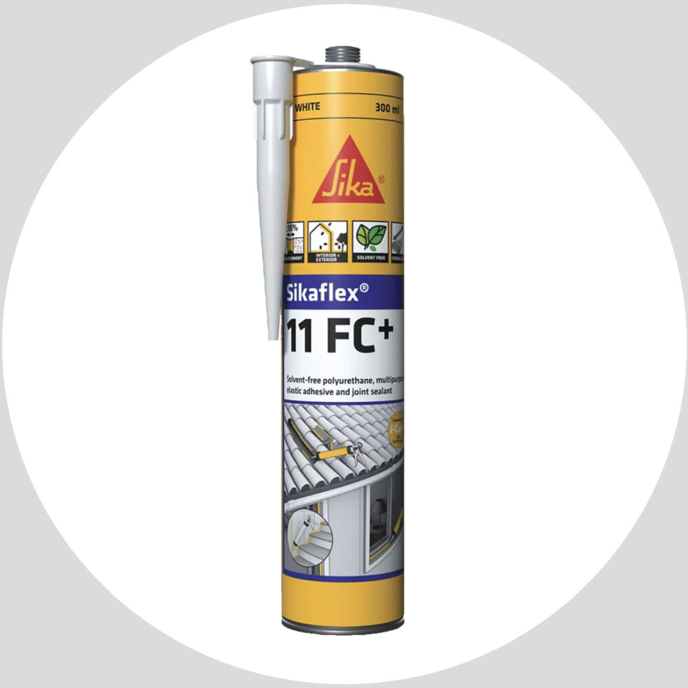 Sika SikaFlex 11FC+ PU Sealant Adhesive - 300ml Cartridge White Variation Image