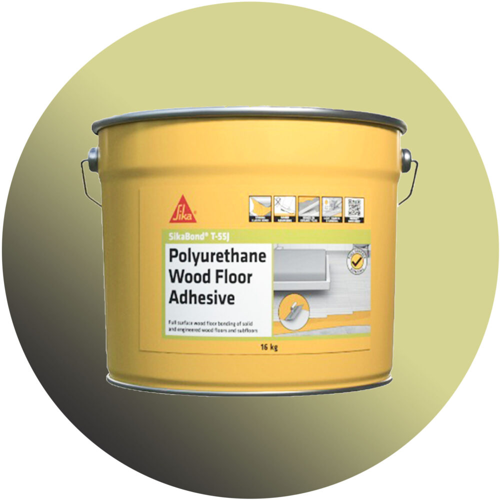 Sika SikaBond T-55J Polyurethane Wood Floor Adhesive - 16kg Pail Variation Image