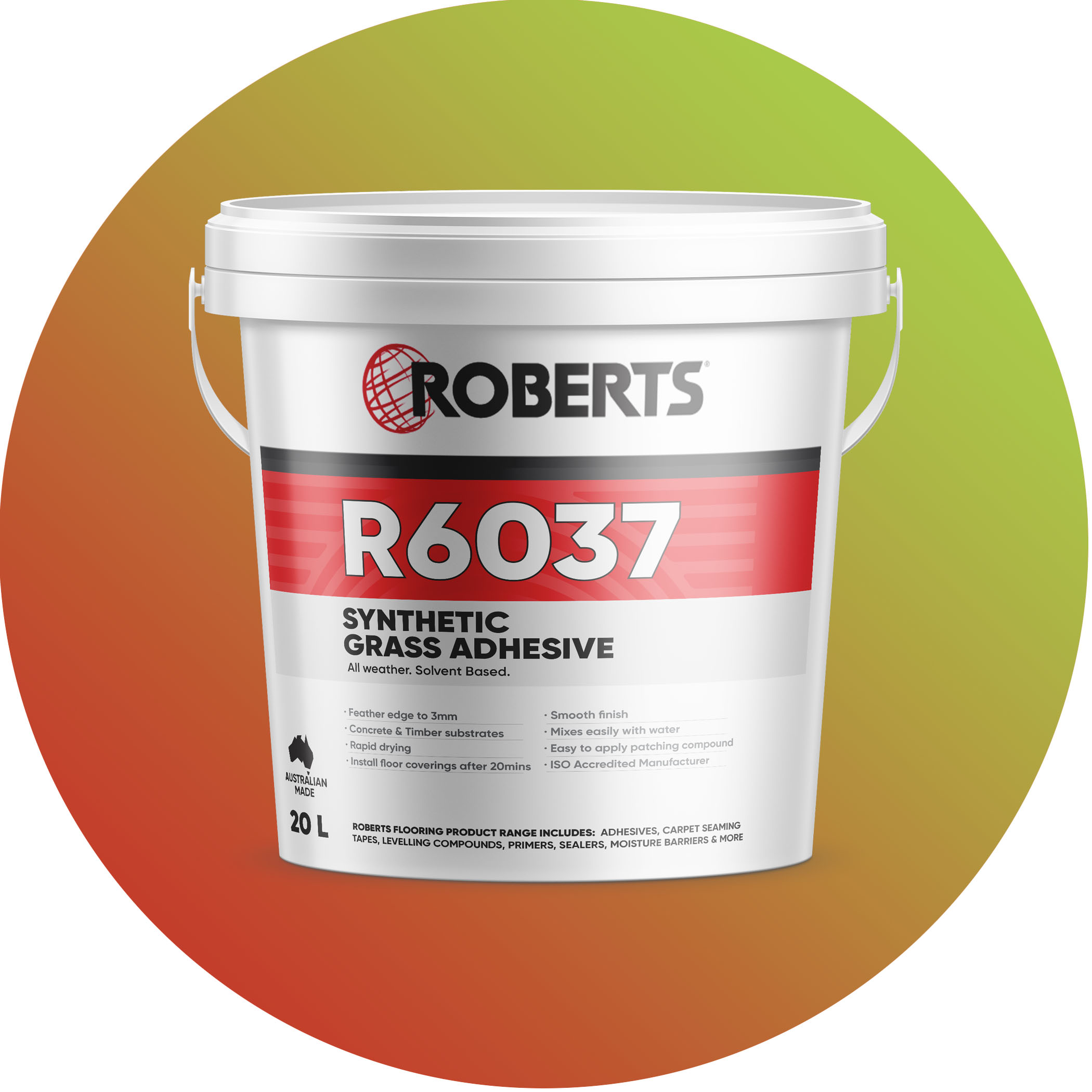 Roberts R6037 Synthetic Grass Carpet Adhesive - Product Image