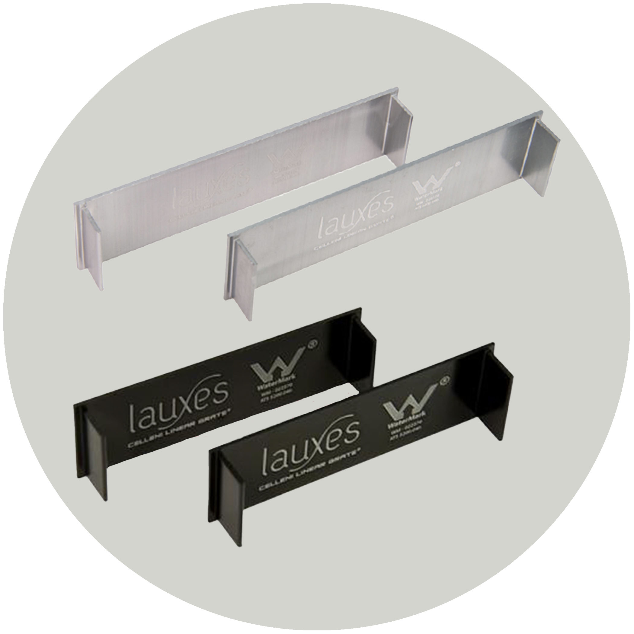 Lauxes Drainage Grates Thin End Caps - Product Image