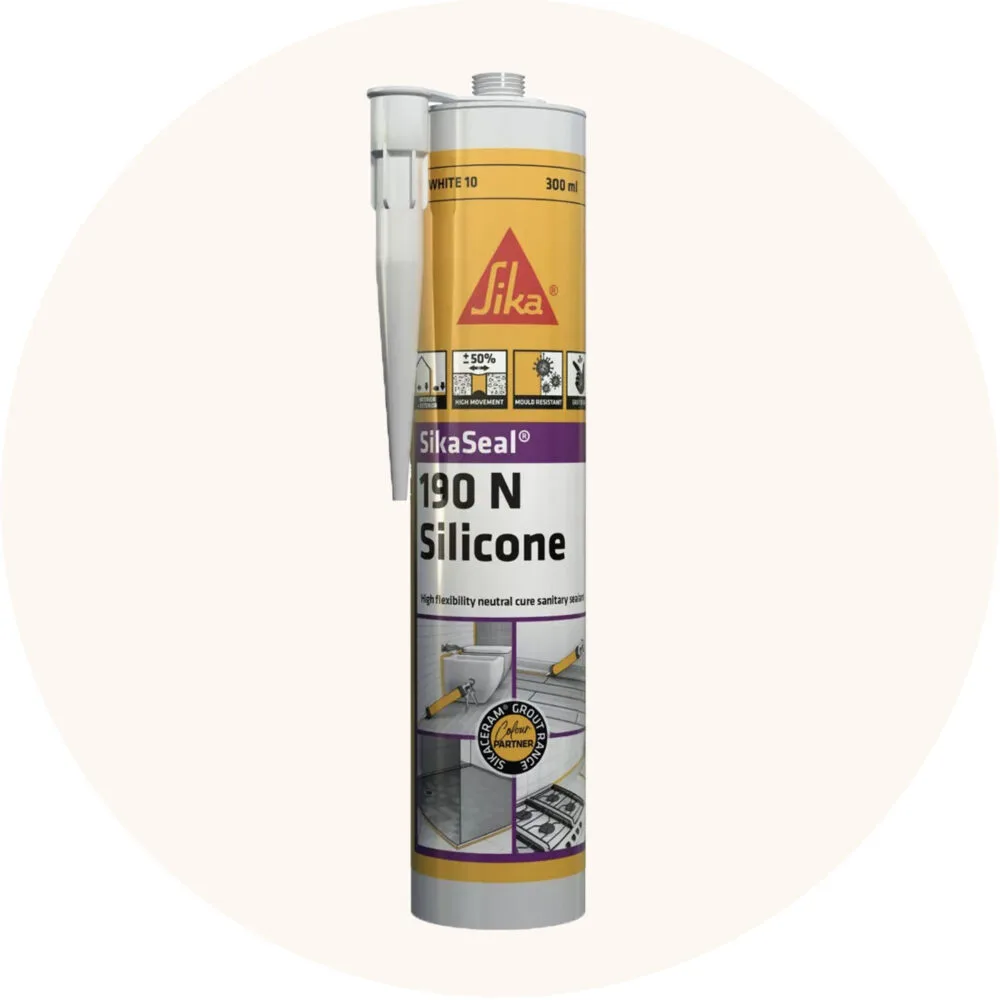 Sika SikaSeal 190N High Flexibility Silicon Sealant - 1 x Jasmin 43 Variation Image