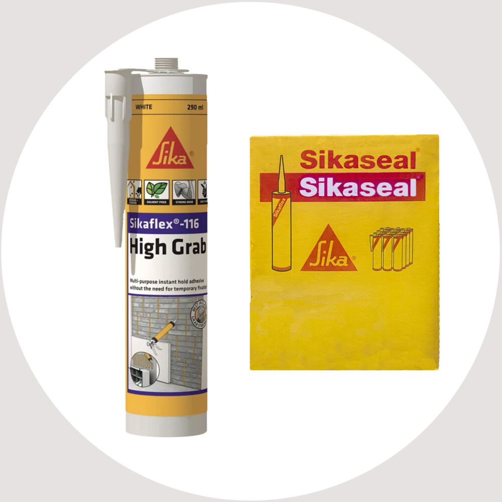 Sika SikaFlex 116 High Grab Construction Adhesive - 12 x 290g White Variation Image