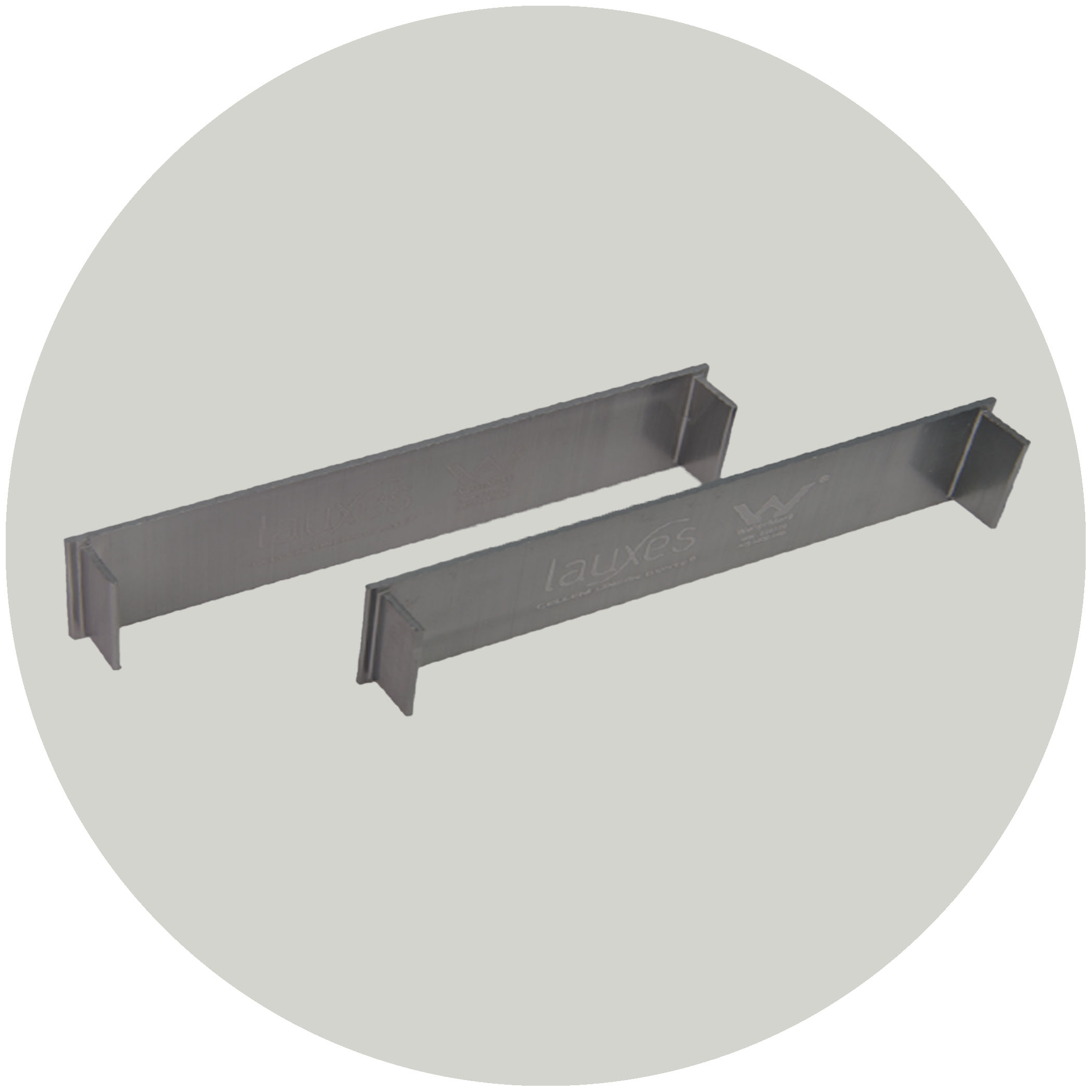 Lauxes Drainage Grates Thin End Caps - 14mm Gunmetal Variation Image
