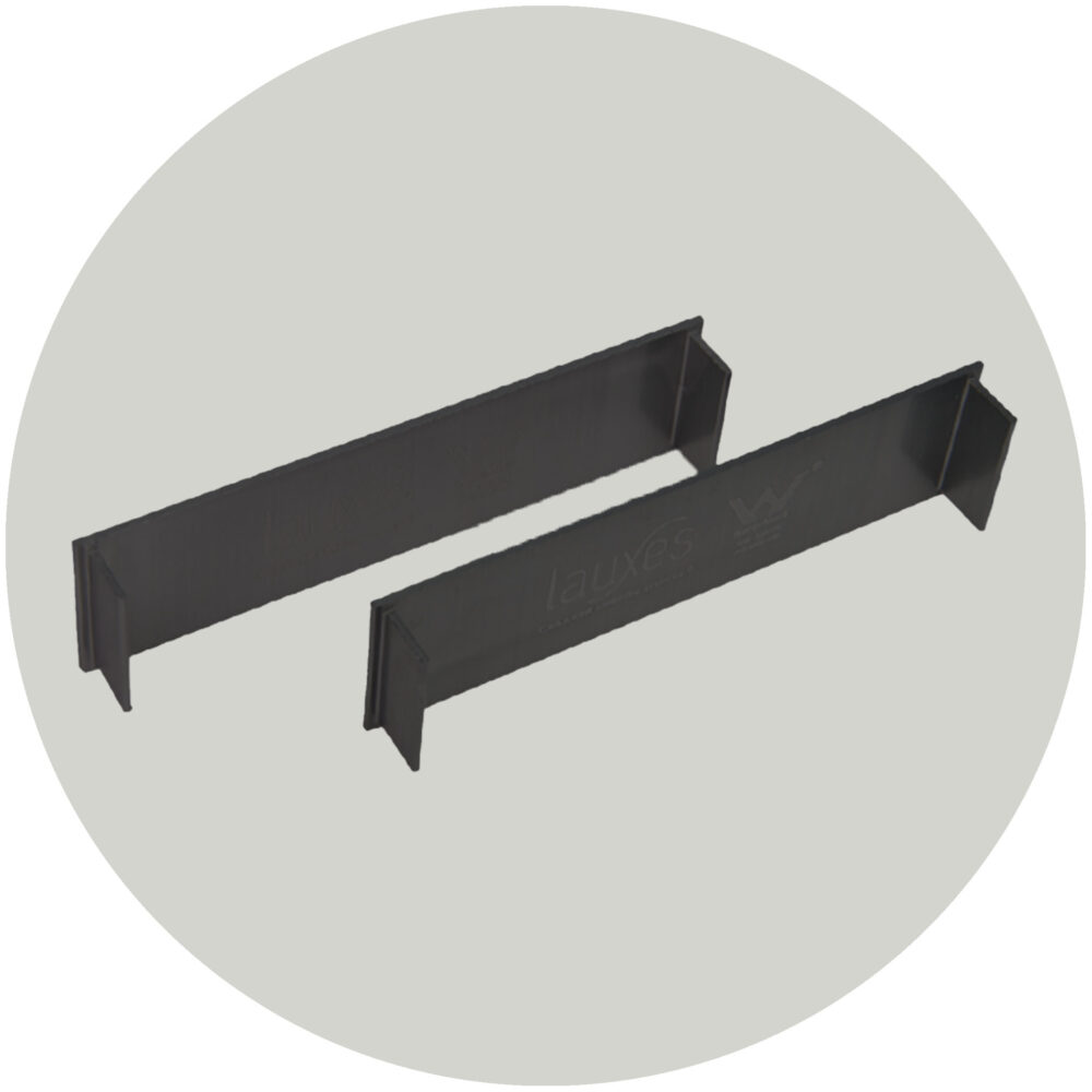 Lauxes Drainage Grates Thin End Caps - 21mm Midnight Variation Image