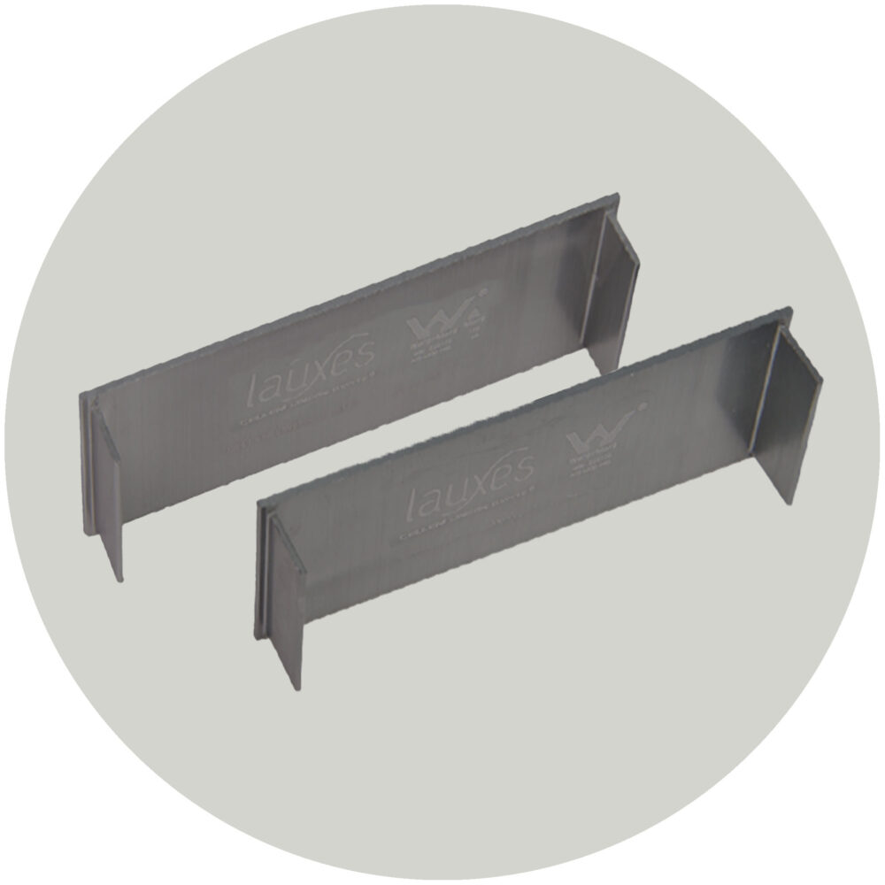 Lauxes Drainage Grates Thin End Caps - 35mm Gunmetal Variation Image