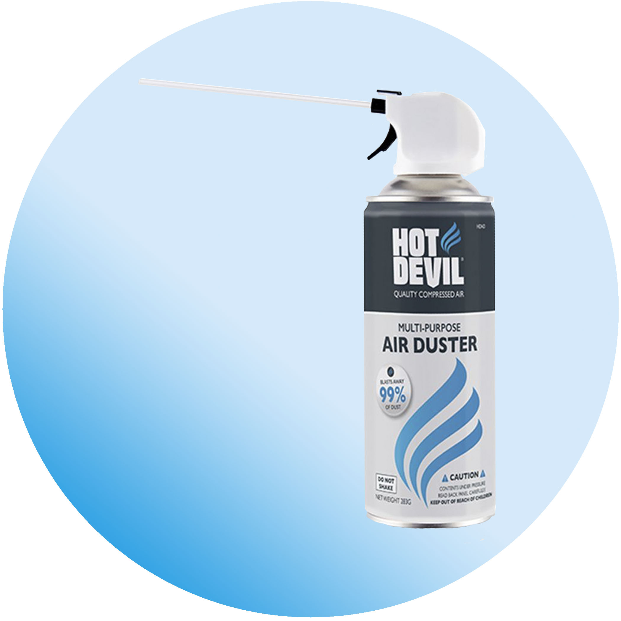 Hot Devil Multi Purpose Air Duster Aerosol - Gallery Image