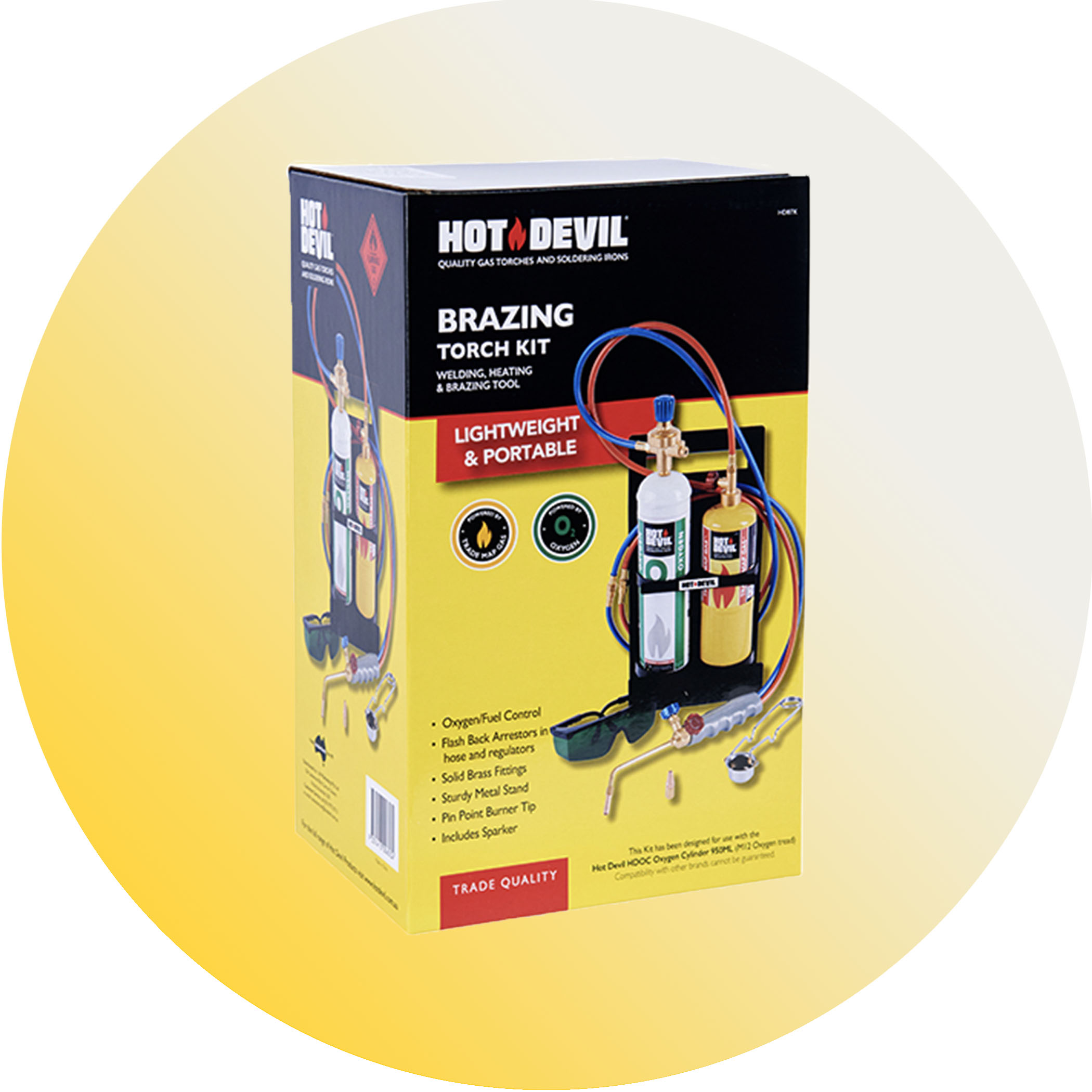 Hot Devil Brazing Torch Kit - Gallery Image