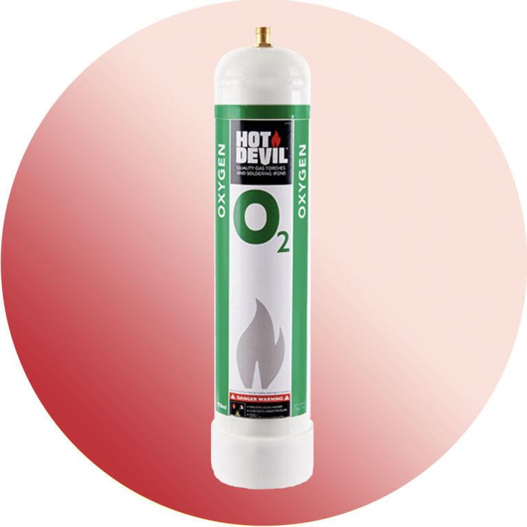 Hot Devil 950ml Oxygen Cylinder - Product Image