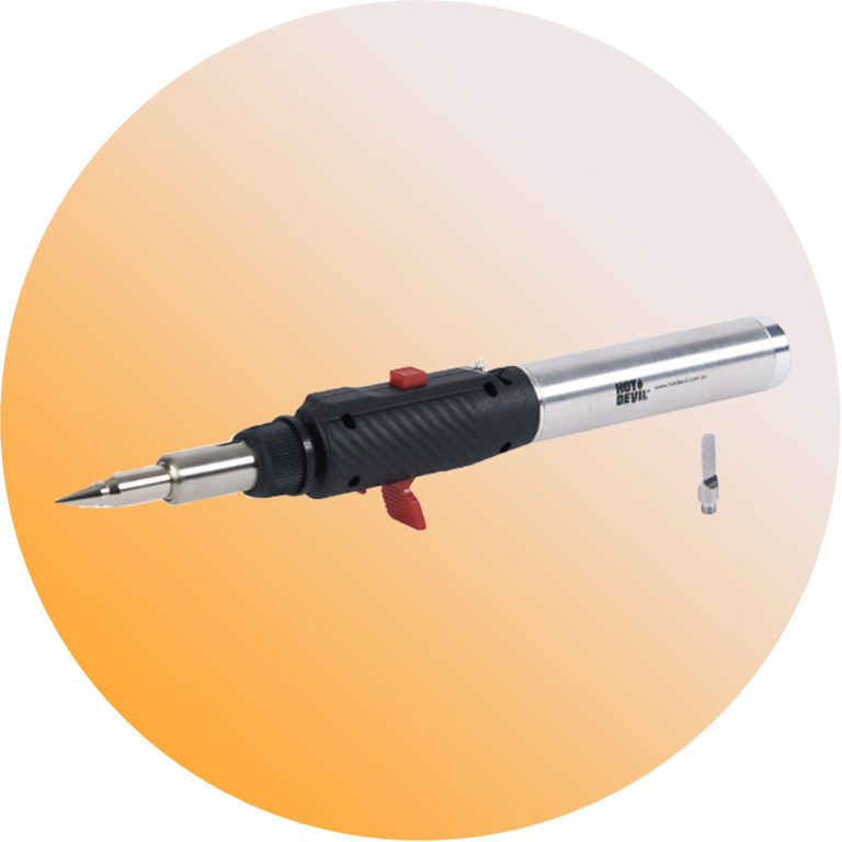 Hot Devil 3 Piece Butane Blow Torch and Soldering Iron - Product Image
