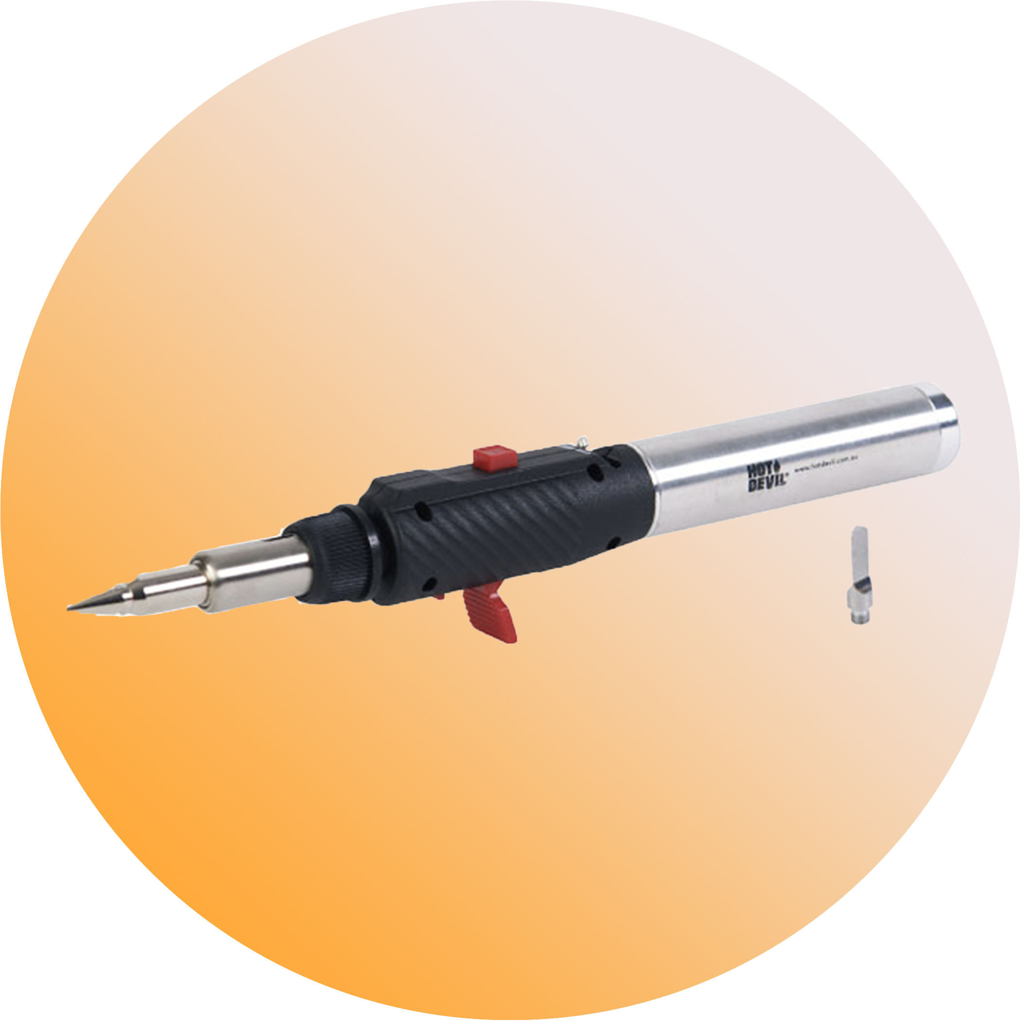 Hot Devil 3 Piece Butane Blow Torch and Soldering Iron - Product Image