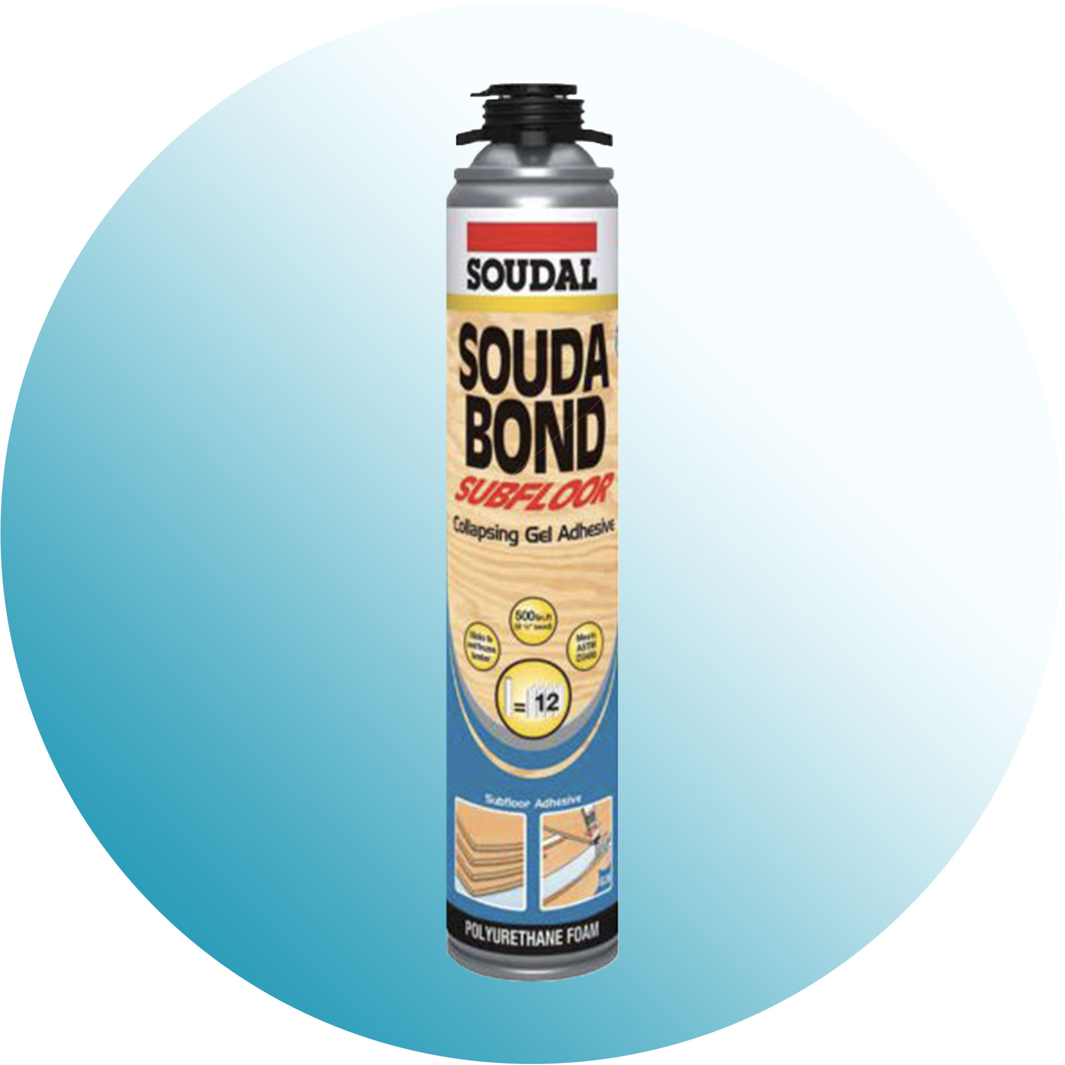 Soudabond Subfloor Adhesive (Screw Top) - Single Cartridge Variation Image