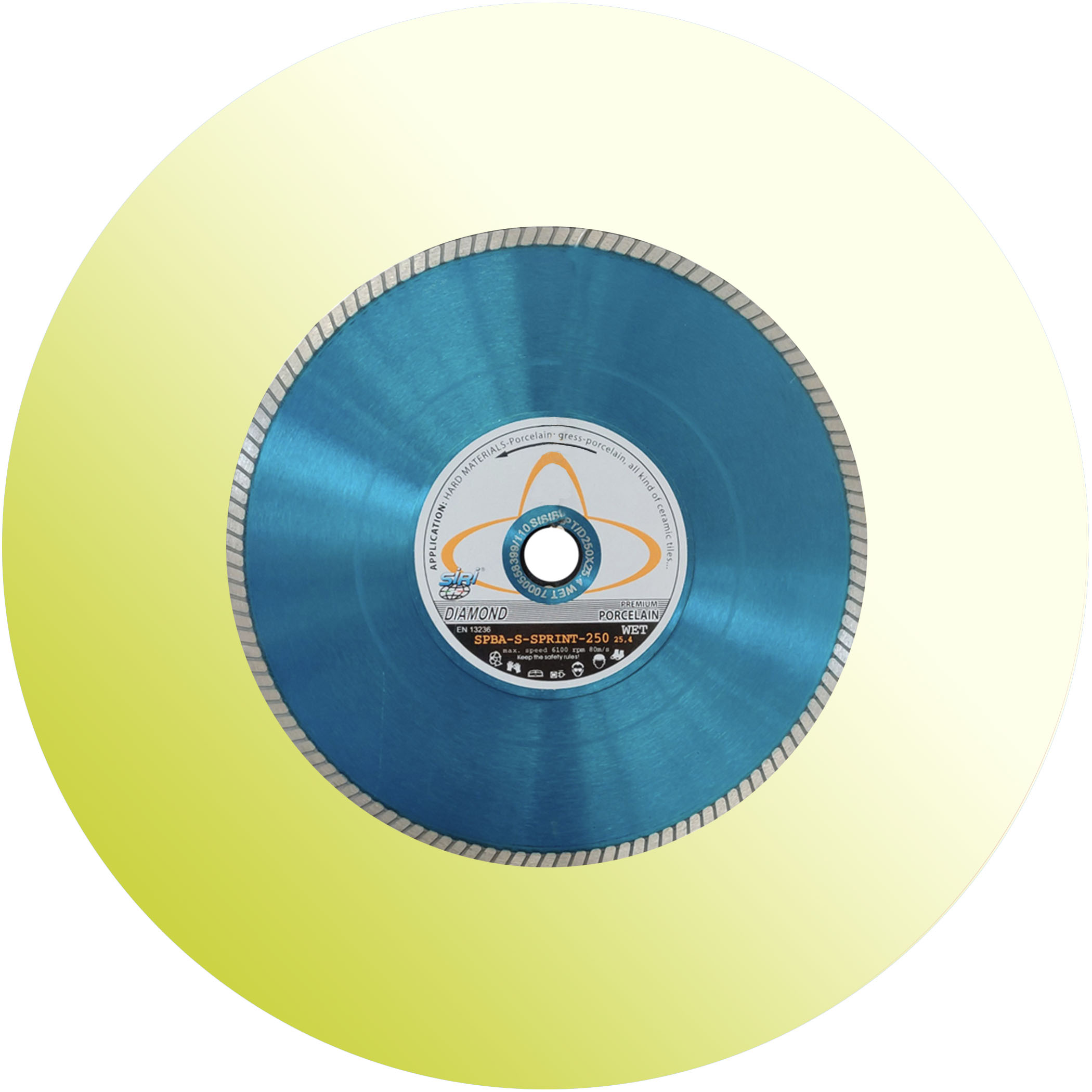 Siri Turbo Diamond Saw Blade - 250mm - Variation Image