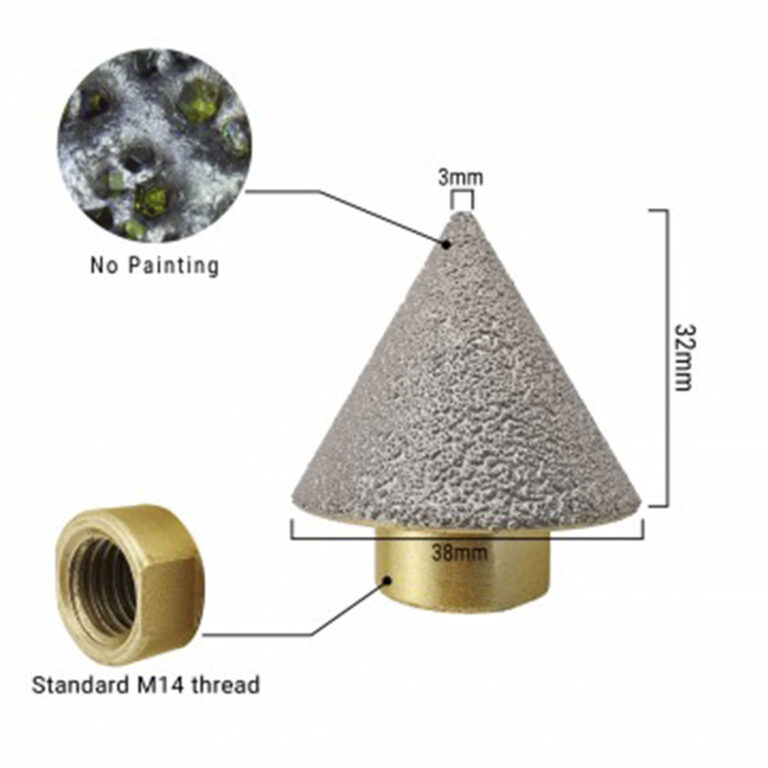 Diamond Chamfer Cone Heads - 38mm Gallery Image