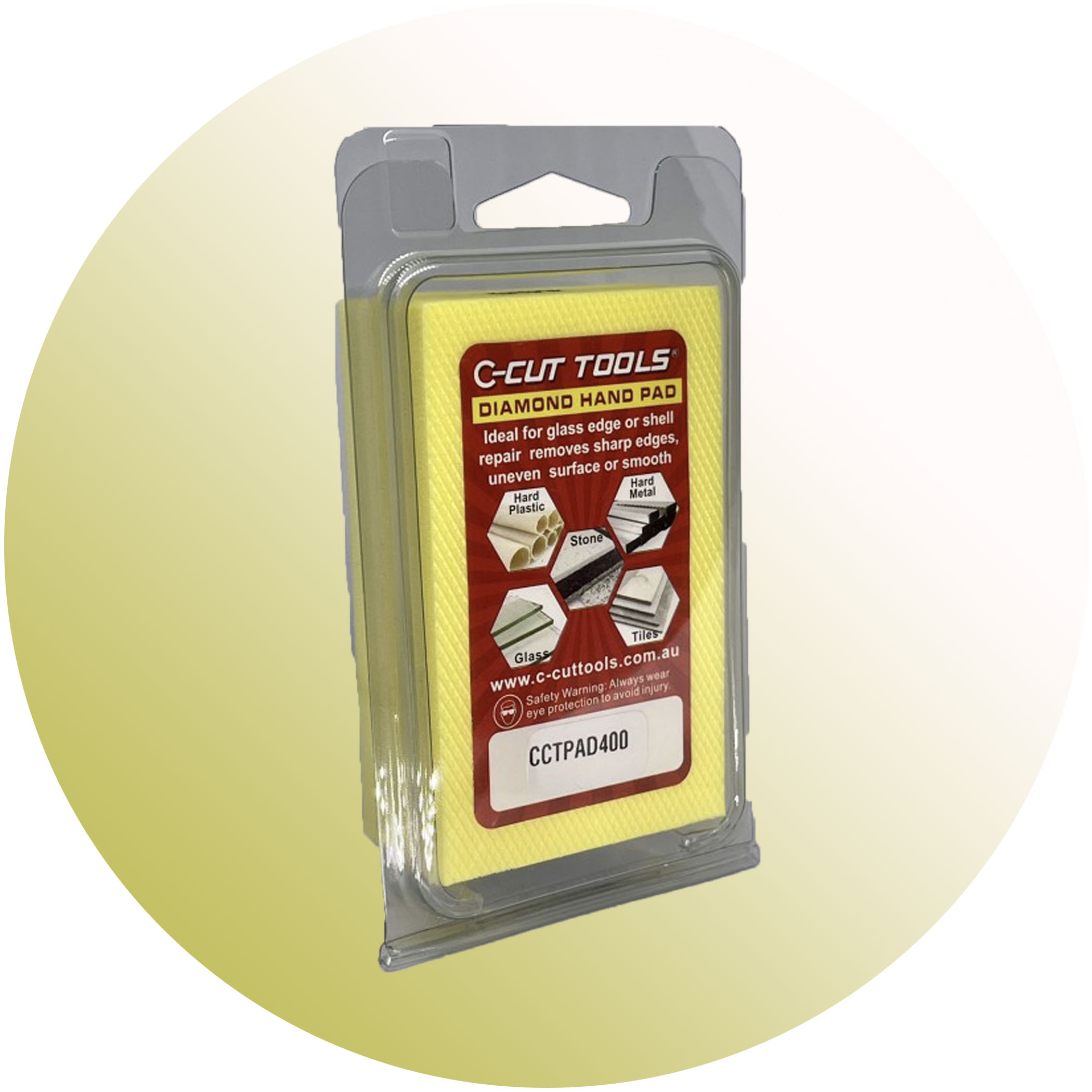Diamond Hand Polishing Pads - 400 Grit Gallery Image