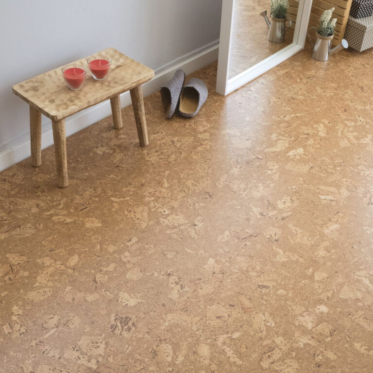 CorkArt Traditional Cork Floating Flooring in Burl Finish