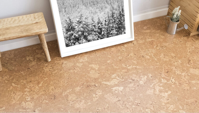 CorkArt Traditional Cork Floating Flooring in Burl Finish