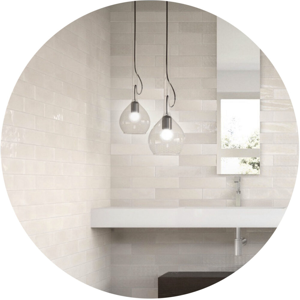 Opal Ivory Gloss Subway Tile - Product Image
