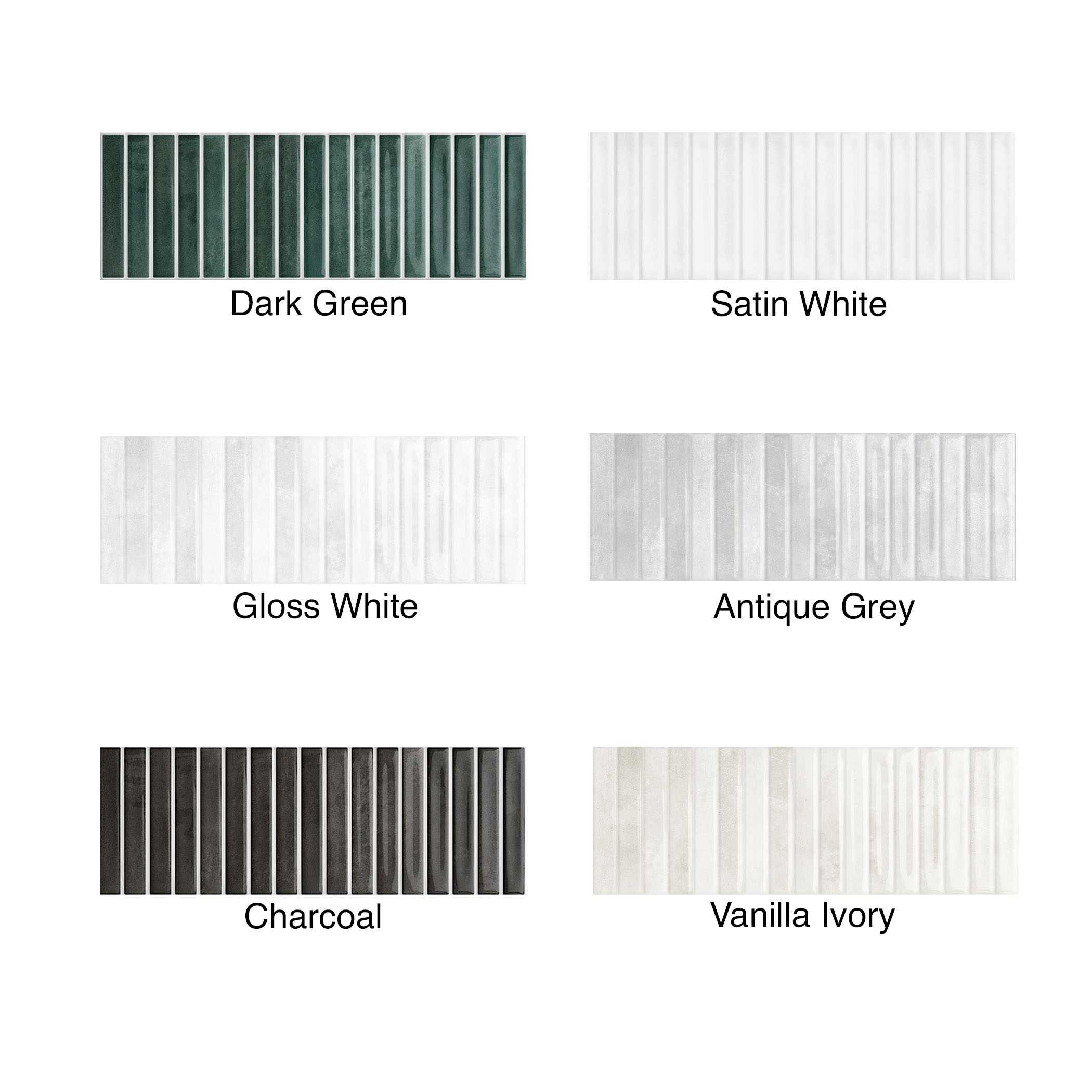 Striatura Finger Subway Tile Range - Gallery Image