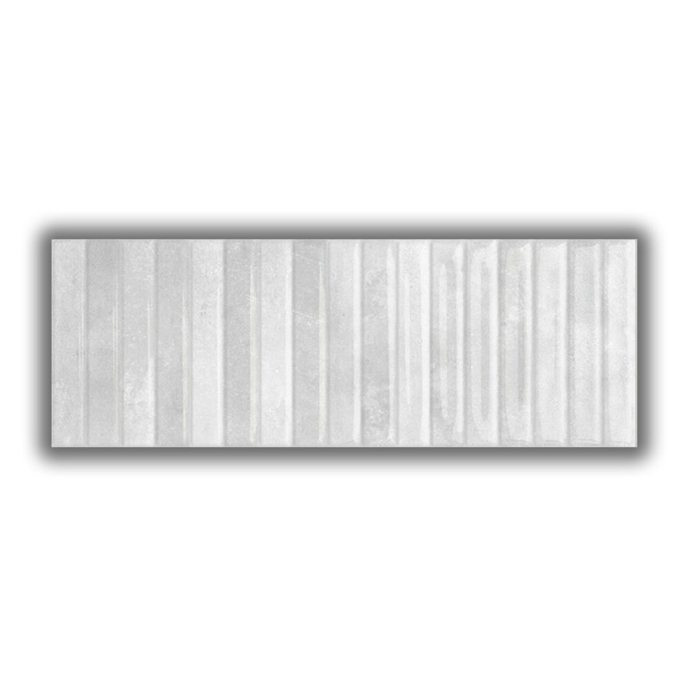 Striatura Finger Subway Tile - Antique Grey - Gallery Image