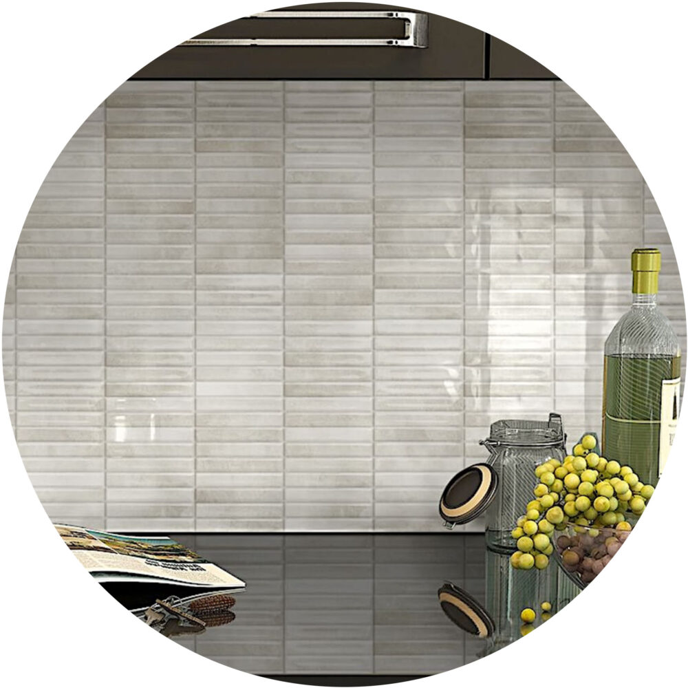 Striatura Finger Subway Tile - Vanilla Ivory - Product Image