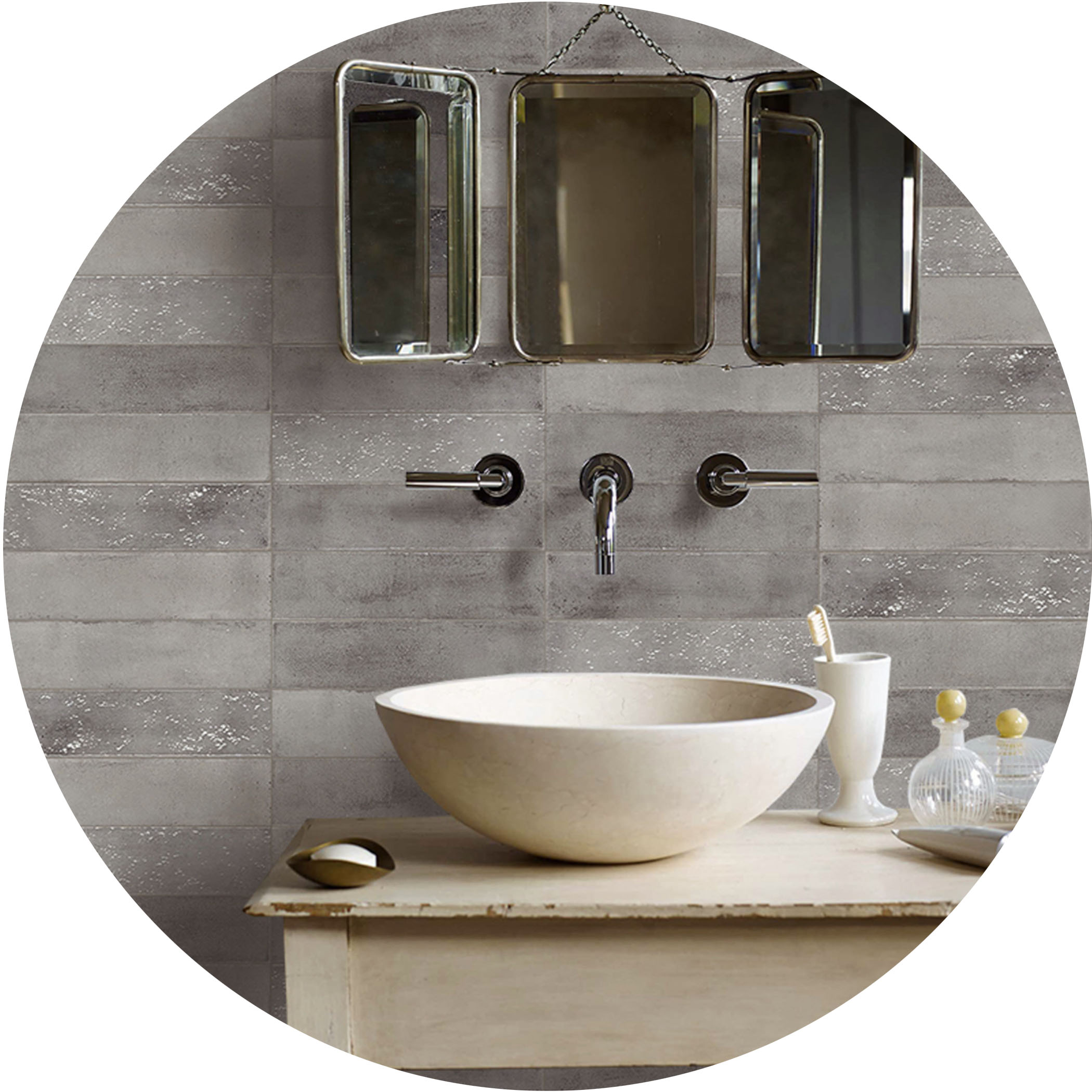 Mussa Subway Tile - Pearl - Product Image