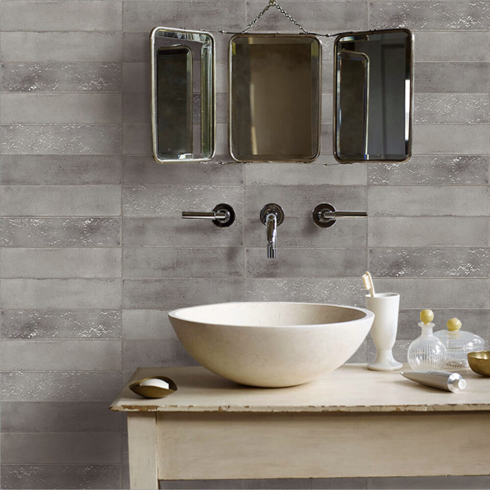 Mussa Subway Tile - Pearl - Gallery Image