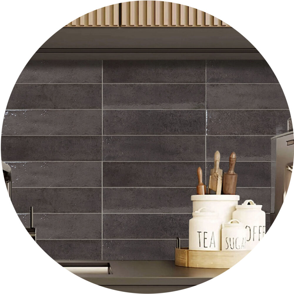 Mussa Subway Tile - Anthracite - Product Image