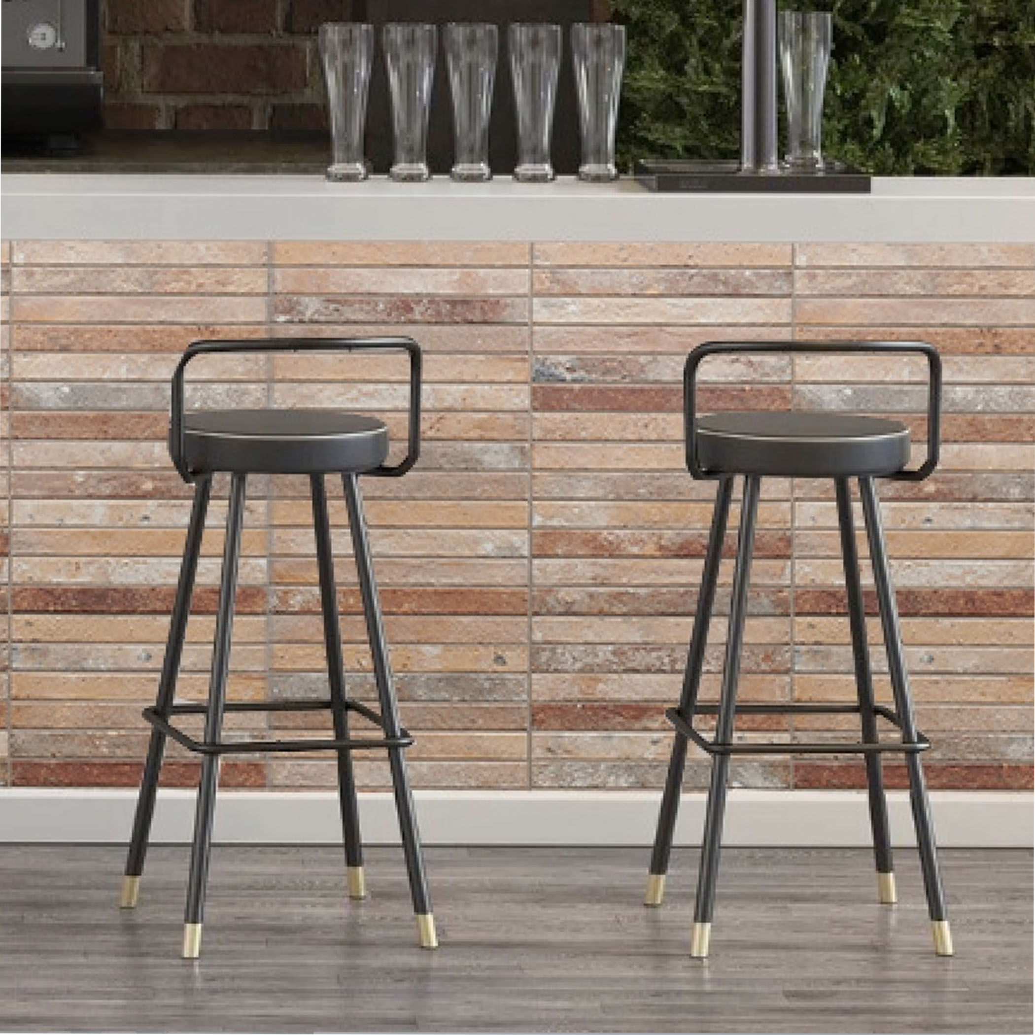 Nolita Extra Slim Porcelain Subway Tile - Multicolour - Gallery Image