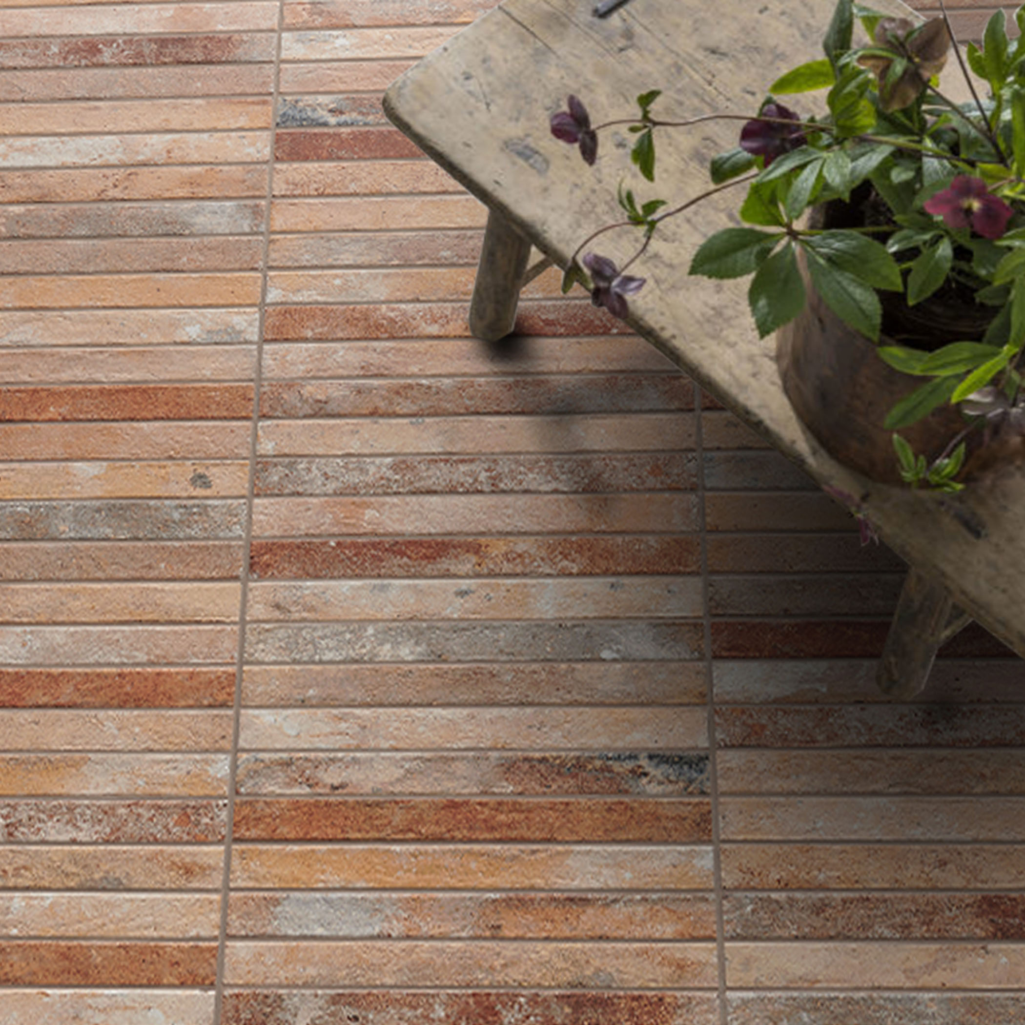 Nolita Extra Slim Porcelain Subway Tile - Multicolour - Gallery Image