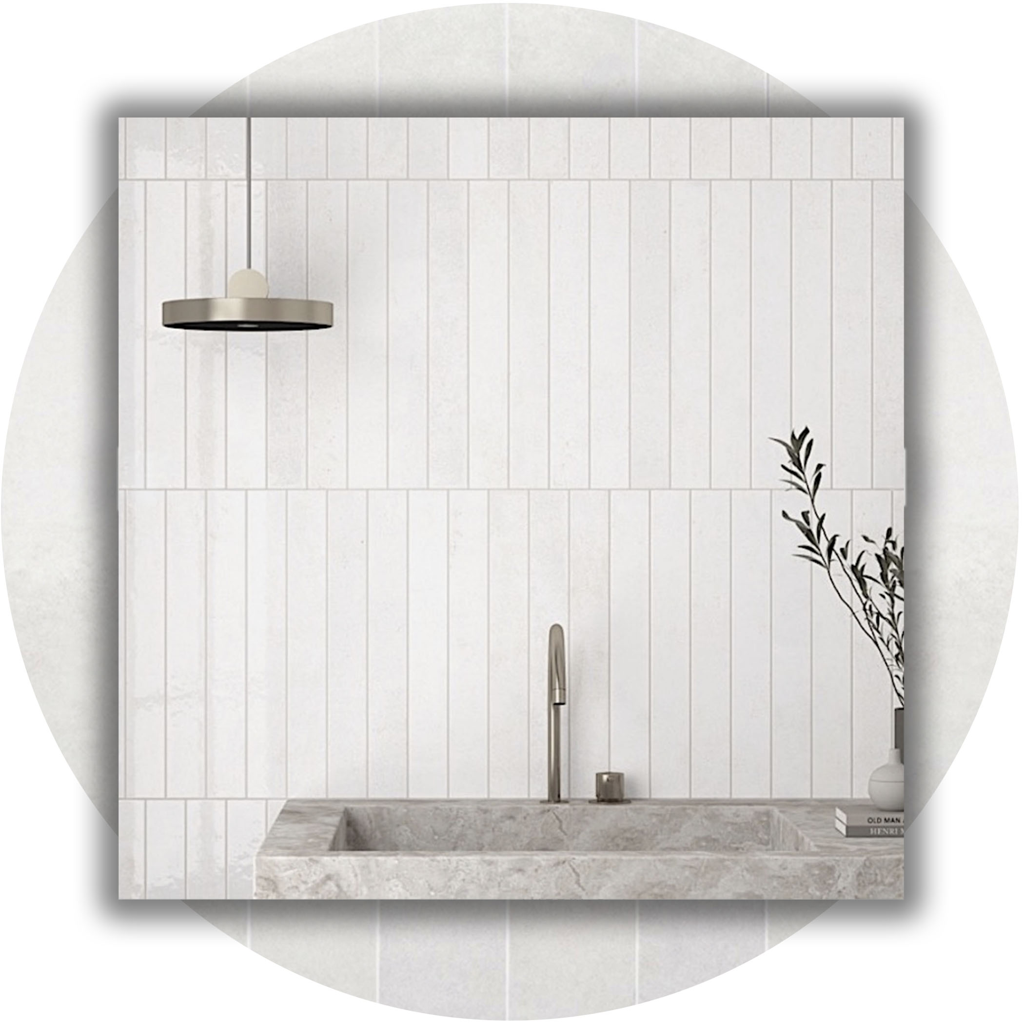 Verticale Extra Slim Porcelain Subway Tile - Clean Gloss Product Image