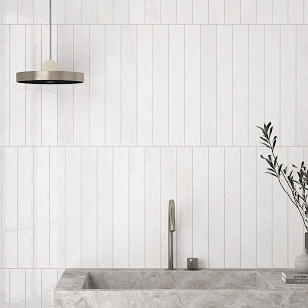 Verticale Extra Slim Porcelain Subway Tile - Clean Gloss Gallery Image