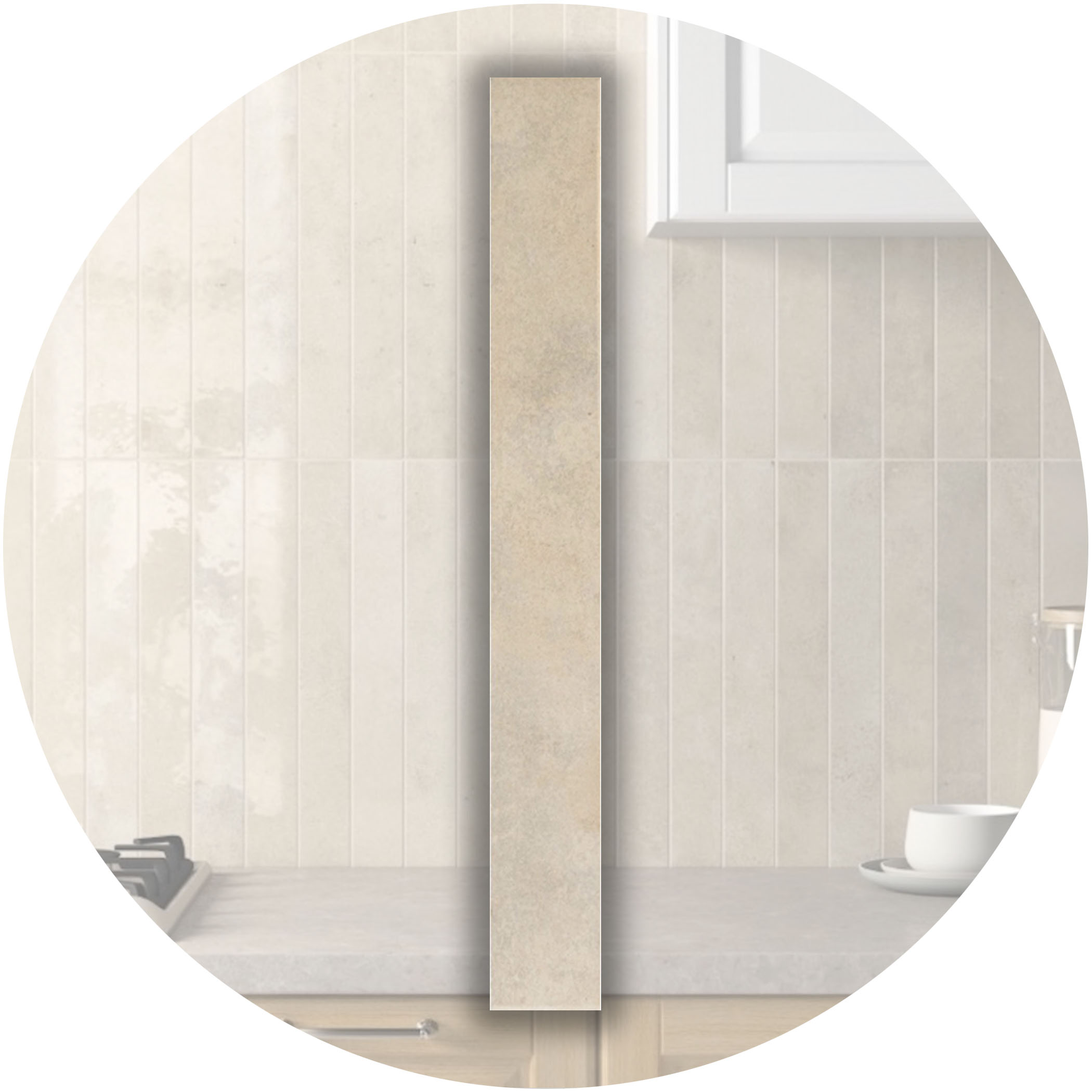 Verticale Extra Slim Porcelain Subway Tile - Home Gloss Gallery Image