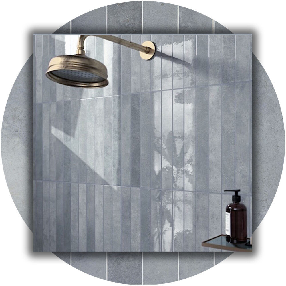 Verticale Extra Slim Porcelain Subway Tile - Moody Blues Product Image