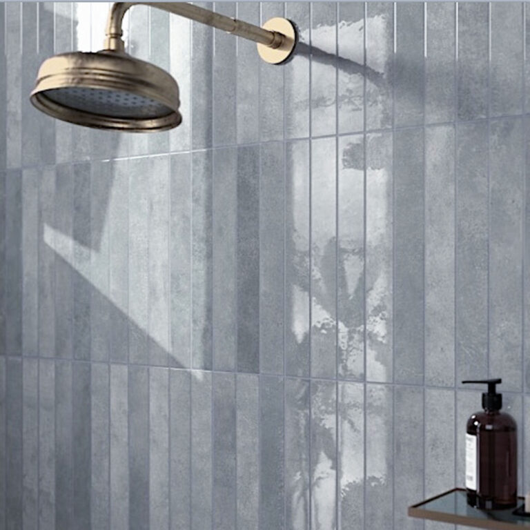 Verticale Extra Slim Porcelain Subway Tile - Moody Blues Gallery Image