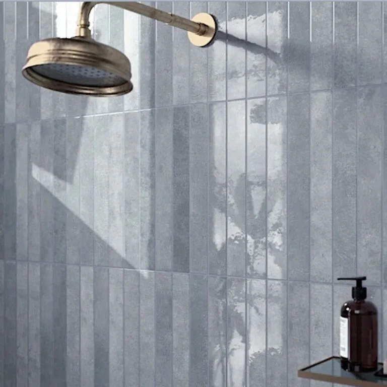 Verticale Extra Slim Porcelain Subway Tile - Moody Blues Gallery Image