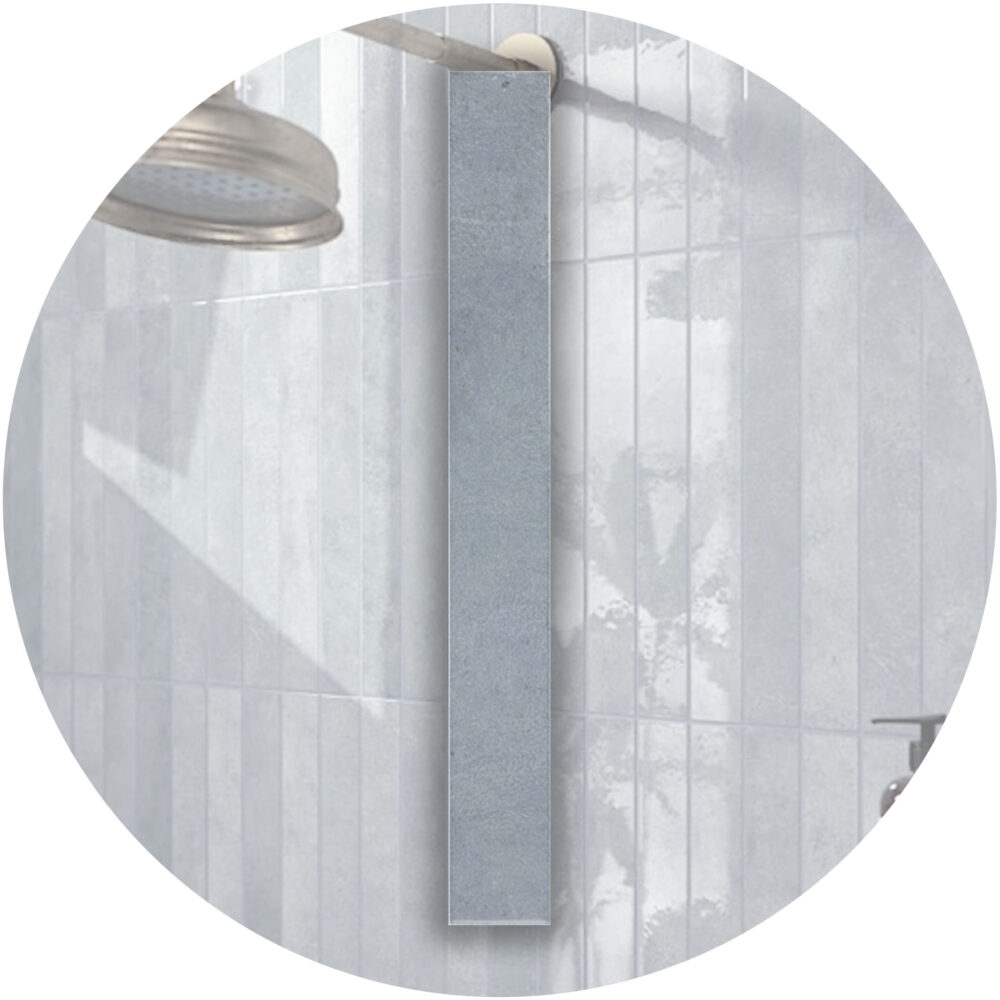 Verticale Extra Slim Porcelain Subway Tile - Moody Blues Gallery Image