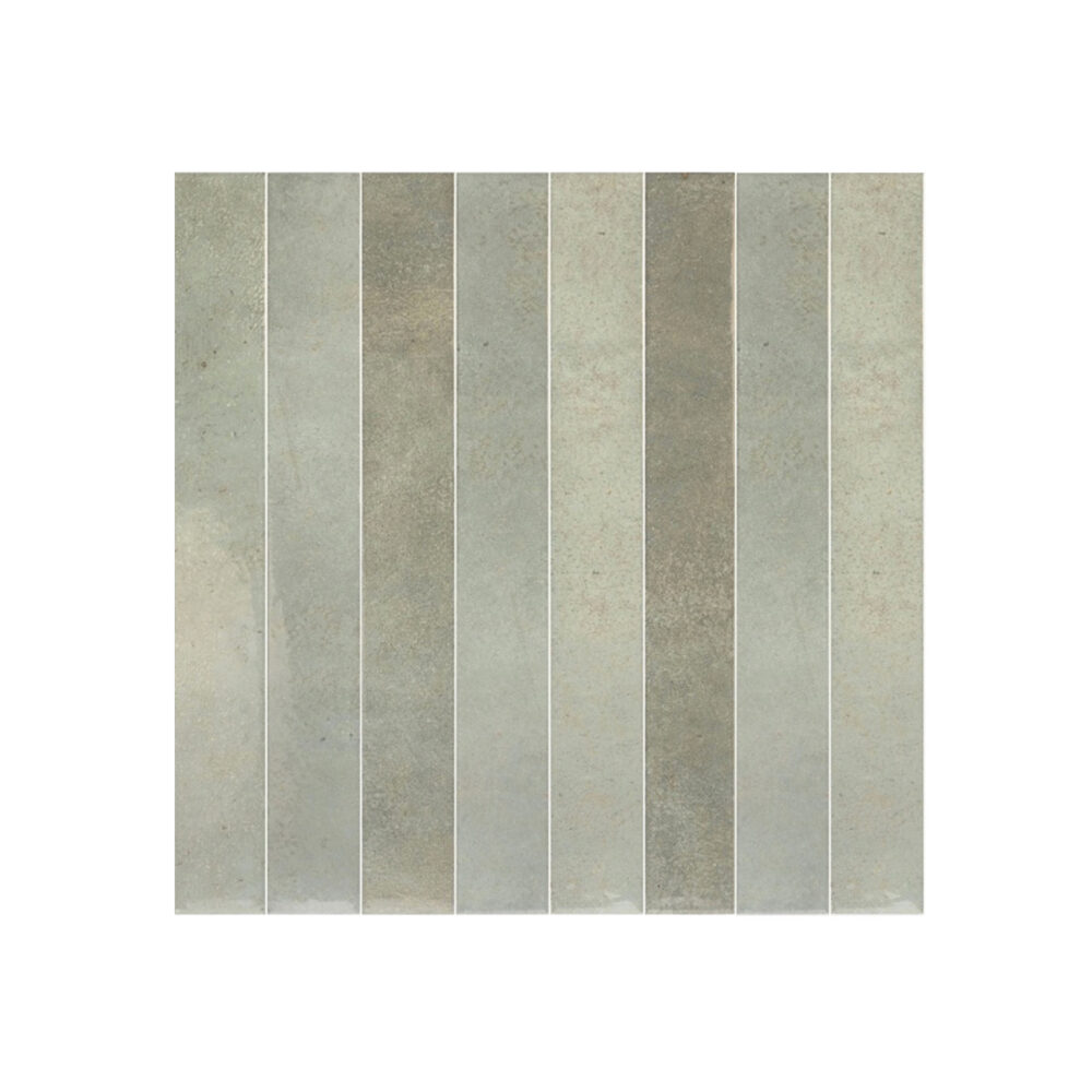 Verticale Extra Slim Porcelain Subway Tile - Green Field Gallery Image