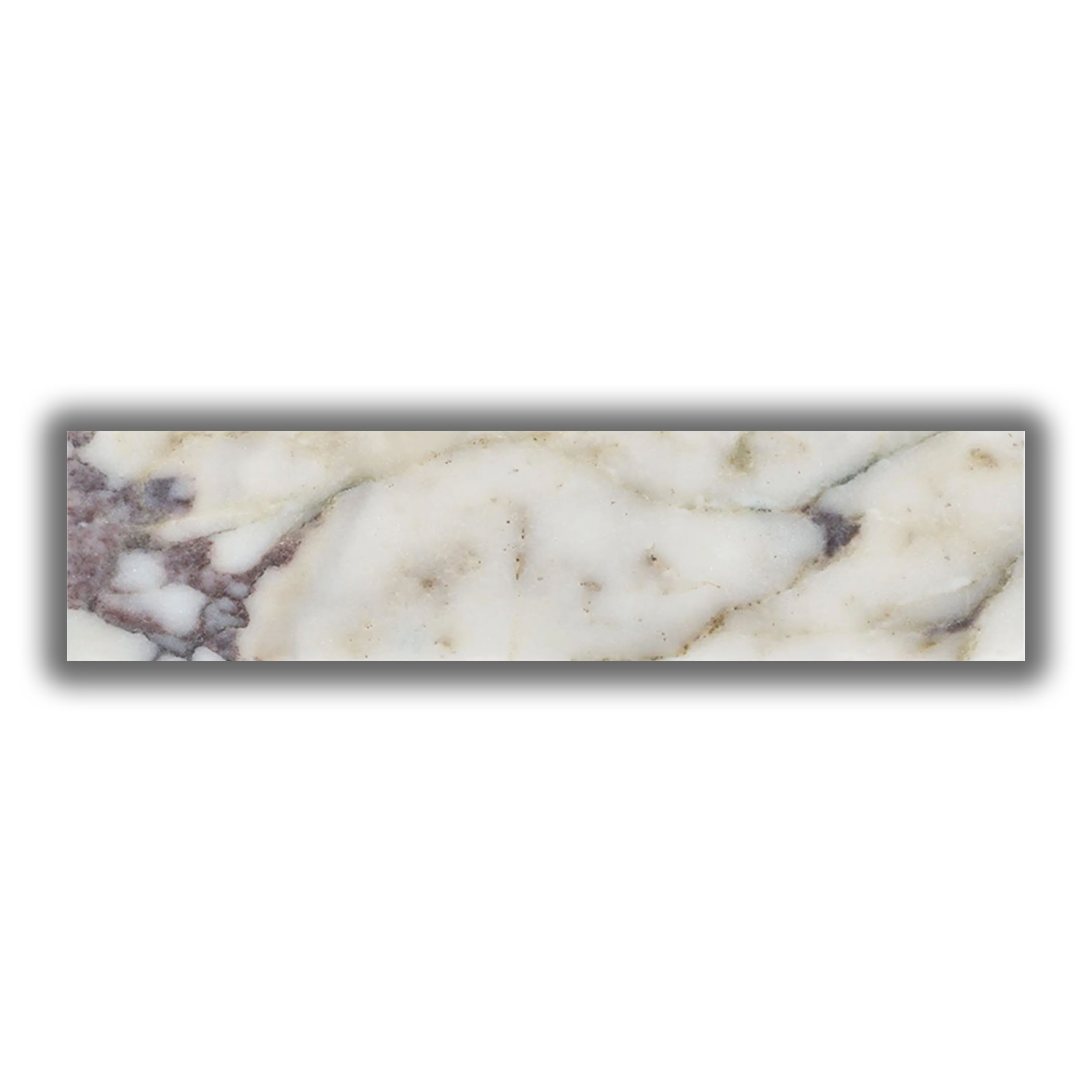 Elementa Natural Stone Subway Tile - Calacatta Viola