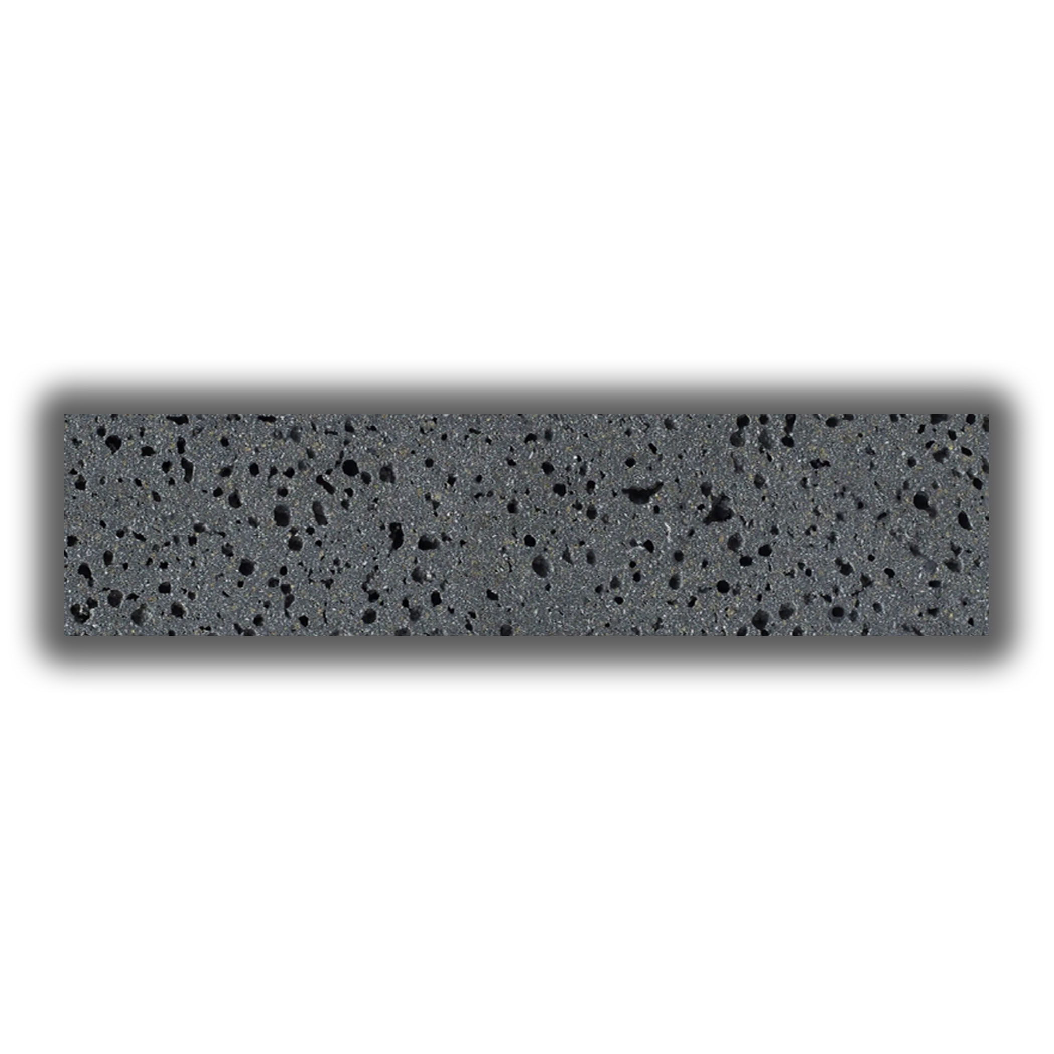 Elementa Natural Stone Subway Tile - Travertine Black - Gallery Image