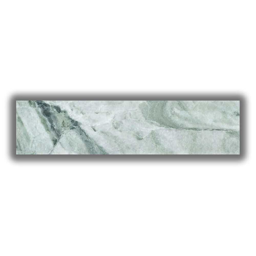 Elementa Natural Stone Subway Tile - Cloud Emerald - Gallery Image