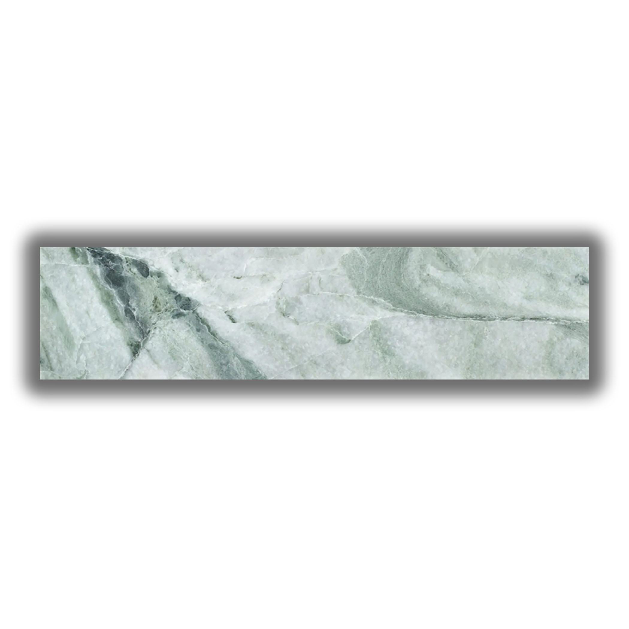 Elementa Natural Stone Subway Tile - Cloud Emerald - Gallery Image