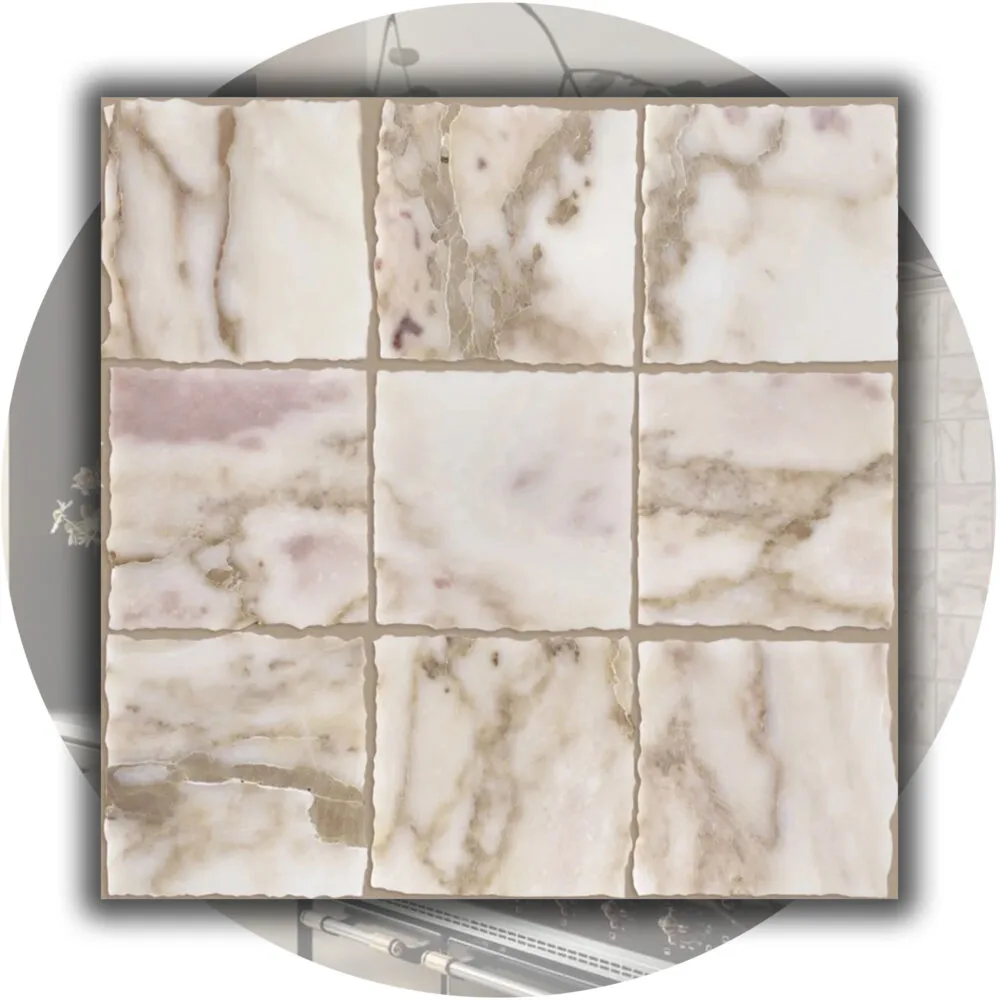 Elementa Natural Stone Square Tile - Calacatta Gold - Product Image