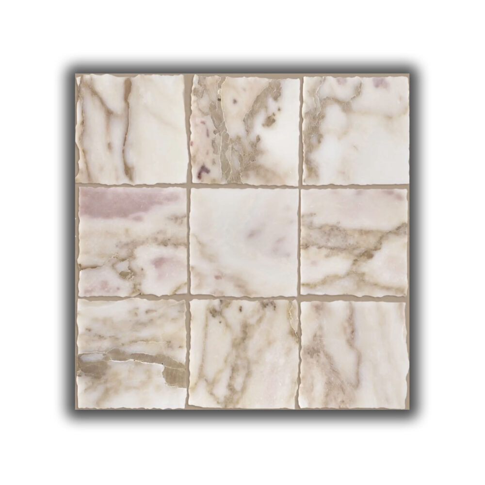 Elementa Natural Stone Square Tile - Calacatta Gold - Gallery Image