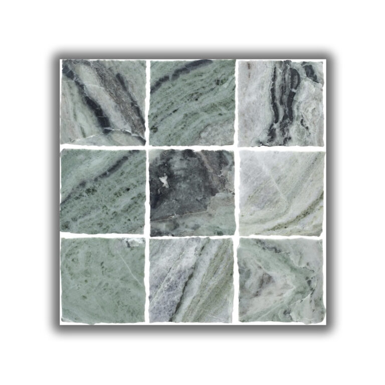 Elementa Natural Stone Square Tile - Cloud Emerald
