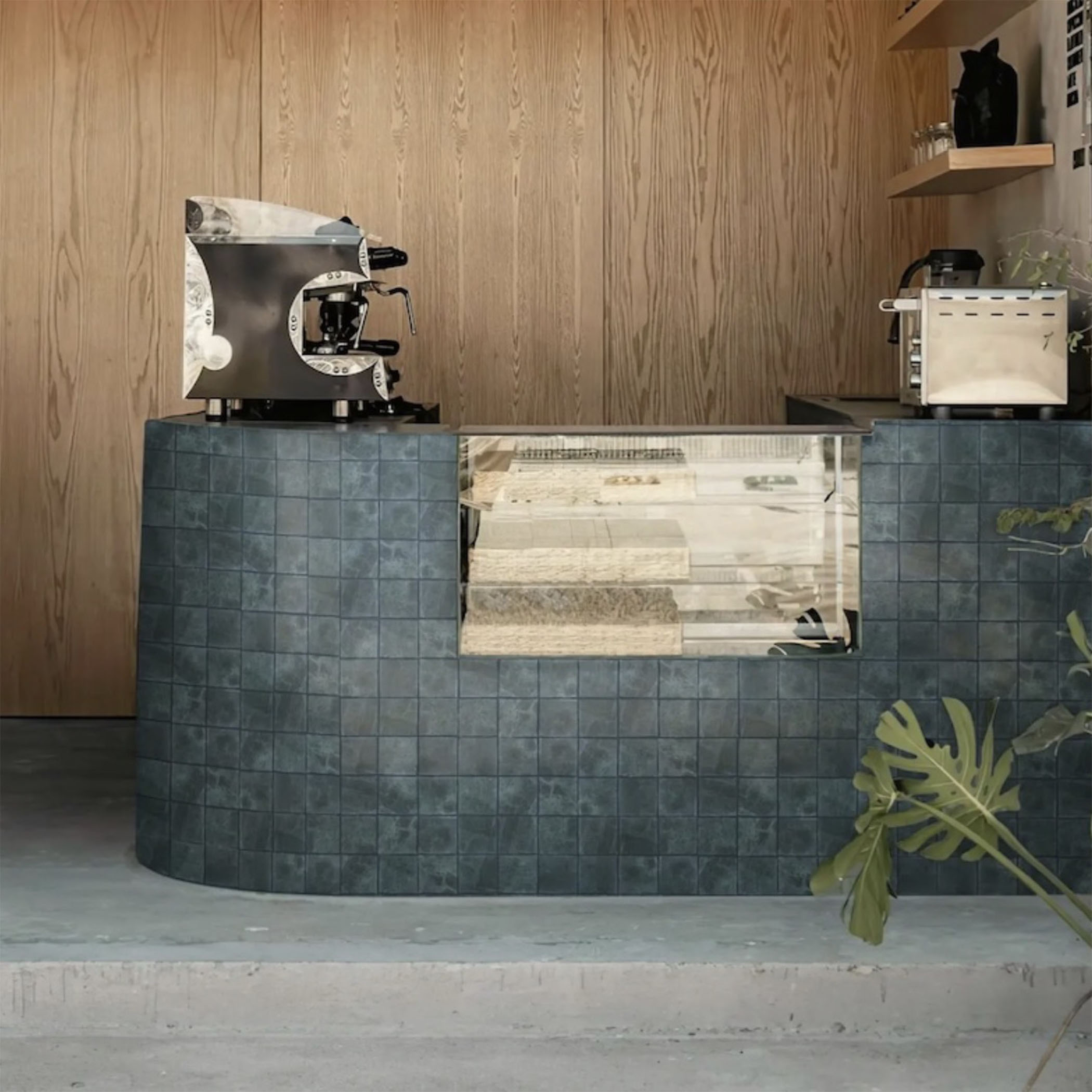 Elementa Natural Stone Square Tile - Verde Alpi - Gallery Image