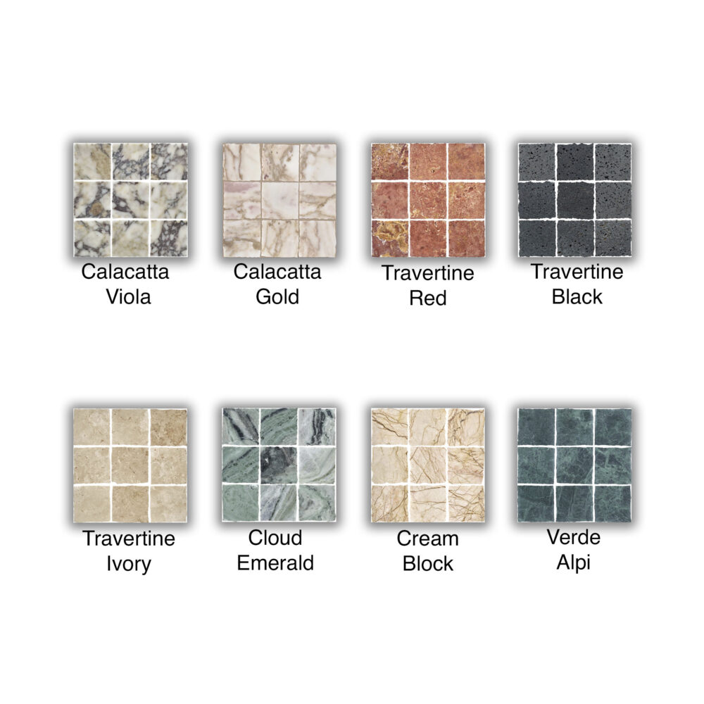 Elementa Natural Stone Square Tile - Product Range Gallery Image