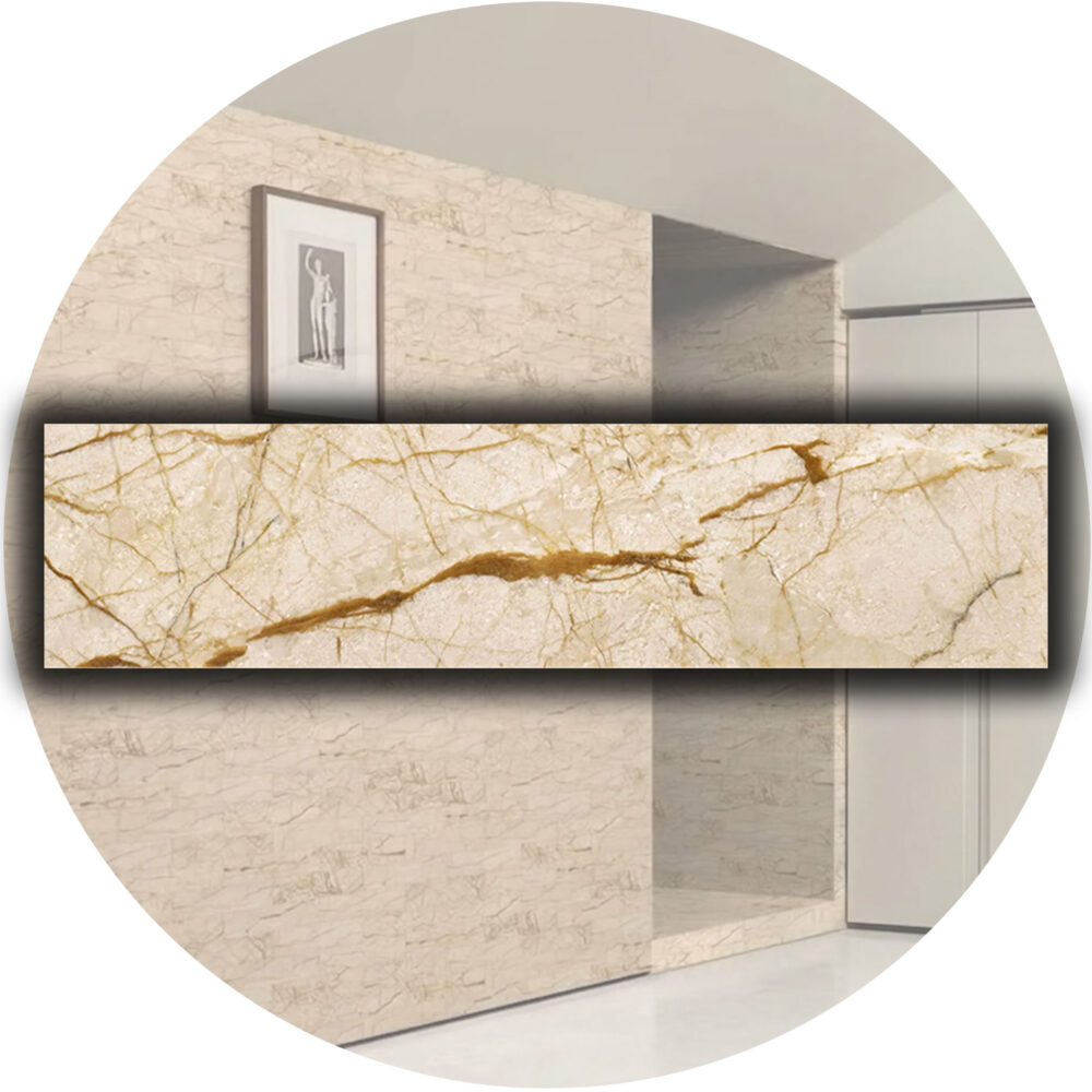 Elementa Natural Stone Subway Tile - Cream Block - Product Image